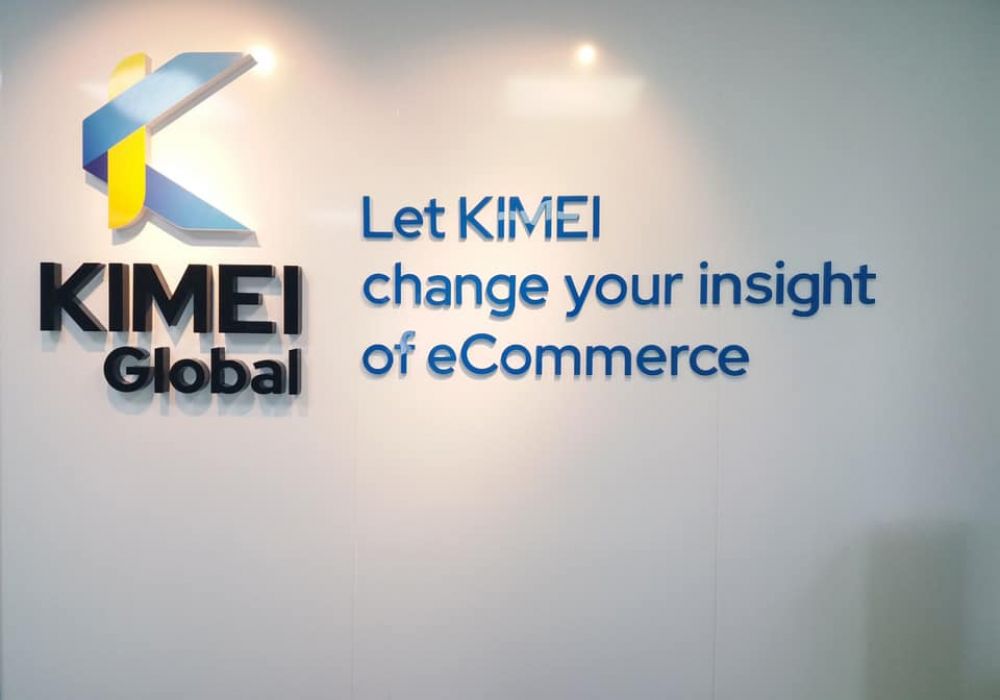 Logo and slogan of Kimei